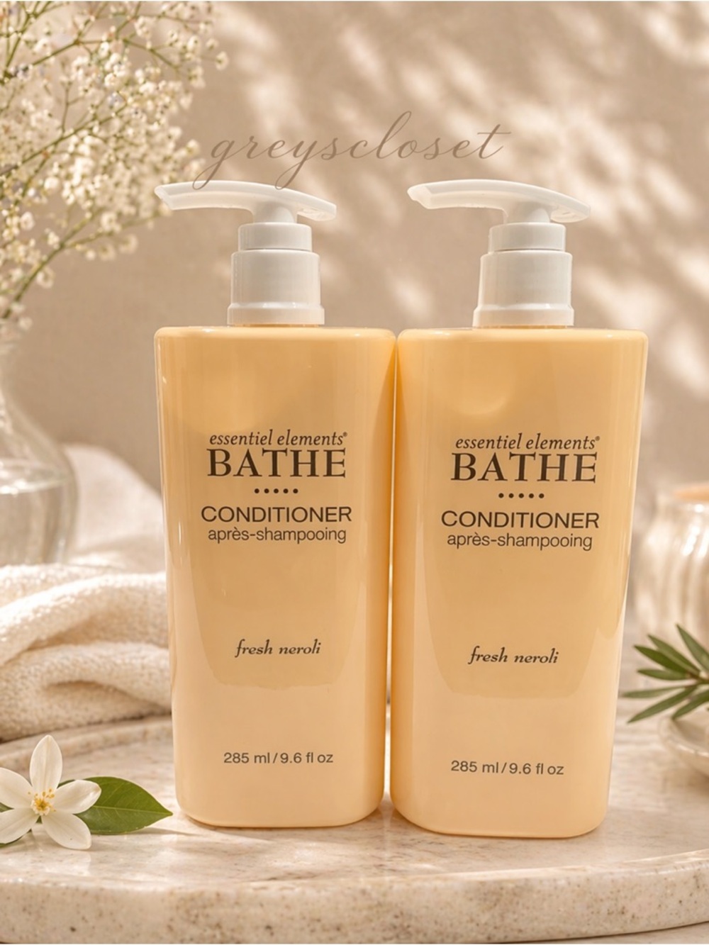 (2 PACK) ESSENTIAL ELEMENTS FRESH NEROLI BATHE CONDITIONER 285ml/9.6 fl.oz